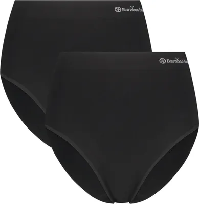 Produktbild von Bamboo Basics Nahtloser Extrahoher Slip Amy - Black - 2-Pack, Farbe:Black, Größe:M