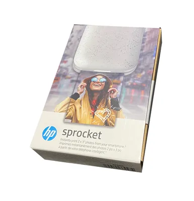 Zdjęcie produktu dla HP Sprocket 200, ZINK (Zero atramentu), 313 x 400 DPI, 2" x 3" (5x7.6 cm), Bluetooth, Perłowy