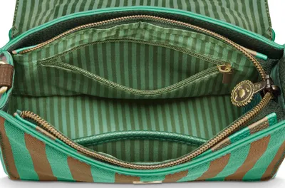 Produktbild von Pip Studio Umhängetasche Schultertasche Frances Cross Body Bag Stripe Green mehrfarbig