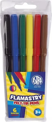 Zdjęcie produktu dla Flamastry Astra 6Kol. Cx-6 314116002