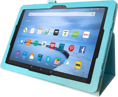 Obrázok produktu pre Puzdro na tablet Amazon Fire HD 10 / HD 10 Plus 11. generácie 2021 10,1" Slim Case s funkciou stojana a automatickým uspávaním/prebudením svetlo modré