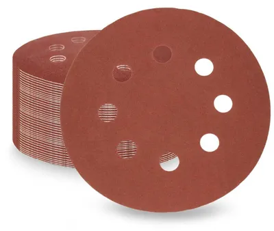 Productafbeelding van Schuurplaten, korrelgrootte 240, 50 stuks, 125 mm, klittenbandschuurpapier voor elektrische schuurmachines