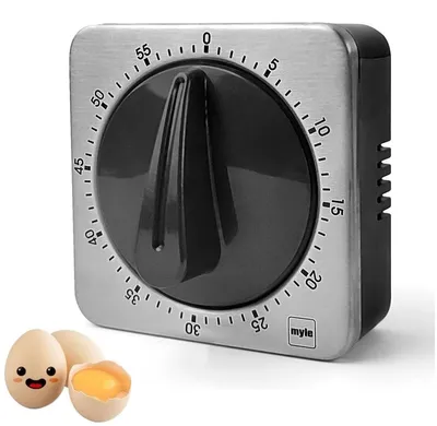 Productafbeelding van Mechanische Keuken Timer van Roestvrij Staal