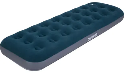 Produktbild von Aufblasbare Campingmatratze Tourist 1 Person navy blau mit Fußpumpe 191x73x22cm 24130