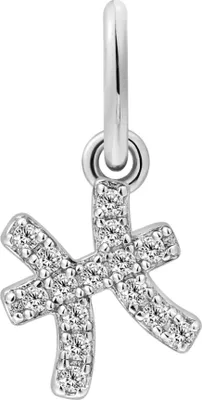 Produktbild von XENOX Charm-Anhänger Sternzeichen FISCHE silber XS10471W