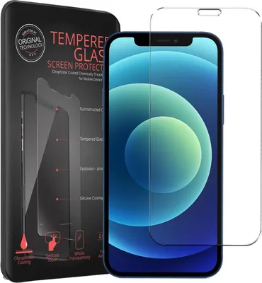 Produktbild von 2x Conie Glasfolie für iPhone 12 Pro Max Displayschutz Folie Panzer Glas Premium Schutzfolie Set Blasenfrei