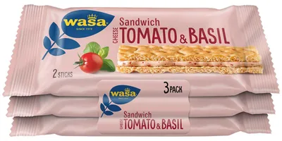 Image de Wasa MP Sandwich Fromage,TomateBasilic.