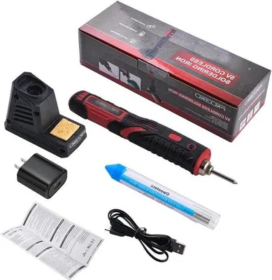 Obrázok produktu pre Akumulátorová spájkovačka 11 W, 2500 mAh, rýchle nahrievanie