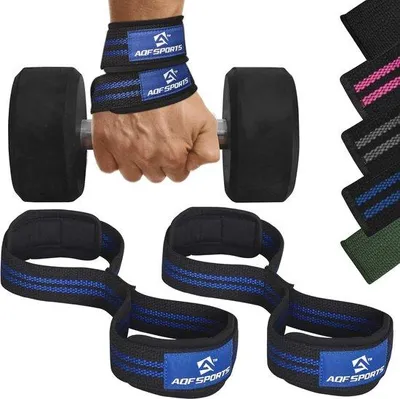 Immagine prodotto di Cinghia per sollevamento pesi con imbottitura, fascia da allenamento, nera, taglia grande