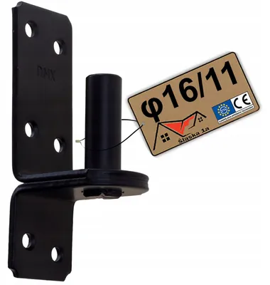 Produktbild von Domax Bolzenhalter C 16/11 Schwarz Dekorativ für Scharniere