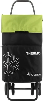 Image de Poussette 4 Roues Thermo Fresh Noir Vert Pomme - Rolser