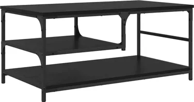 Zdjęcie produktu dla vidaXL Stolik kawowy o wyglądzie czarnego dębu 90 x 49 x 40 cm materiał drewnopochodny