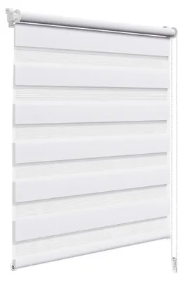 Produktbild von WOLTU Doppelrollo Klemmfix ohne Bohren 60x150 cm, Weiß