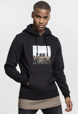 Produktbild von Mister Tee Pray City Hoody / schwarz / Gr: S / MT577