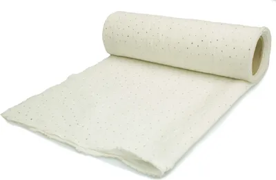 Produktbild von Baumwoll Musselin Stoff Double Gauze, Doppelgaze, Creme mit silbernen Punkten 50 x 130 cm