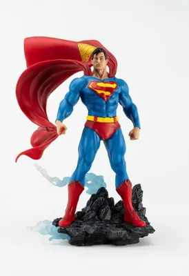 Image de Statue Superman, modèle classique, échelle 1:8, 12 inch de hauteur, en PVC et ABS