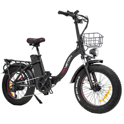 Imagen del producto de Bicicleta eléctrica DrveTion CT20 - Batería 48V 10AH Ruedas 20" Frenos de Disco - Negro