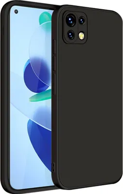 Produktbild von Xiaomi Mi 11 Lite Hülle, LaimTop Slim Liquid Silikon Gel Gummi Schutzhülle für Xiaomi Mi 11 Lite Schwarz