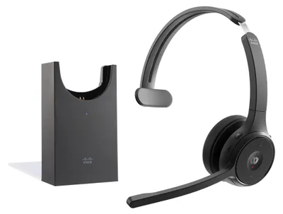 Produktbild von Cisco Headset 721 - Headset - On-Ear - Bluetooth - kabellos - Carbon Black - Cisco Webex Certified