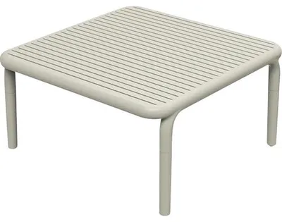 Image de Table basse de jardin Ferne en plastique beige
