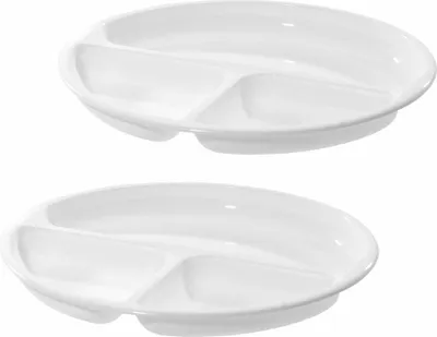 Image de Westmark 2 assiettes-menus pour micro-ondes, ø 25 cm, 224022E3