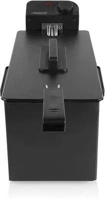 Productafbeelding van Princess 182727 Friteuse, roestvrijstalen behuizing, 2000 watt, uitneembaar reservoir van 3 liter, Coolwall, koude zone, timer