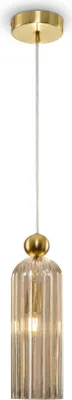 Produktbild von Maytoni Moderne Pendelleuchte Antic 1xE14 excl. in Gold aus Metall Glas 40 W für Küche, Schlafzimmer, Wohnzimmer, Esszimmer, Lobby