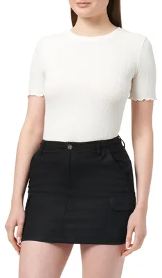 Productafbeelding van Alleen minirok voor dames, zwart, maat L