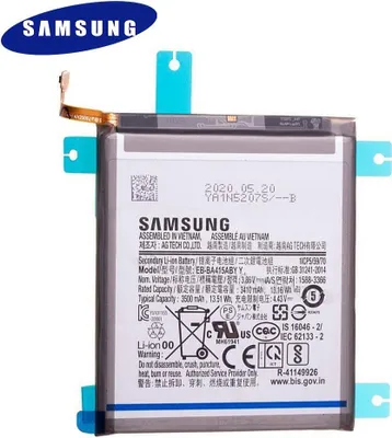 Produktbild von Original Samsung Galaxy A41 SM-A415F Akku Batterie Battery GH82-22861A / EB-BA415ABY 3500mAh
