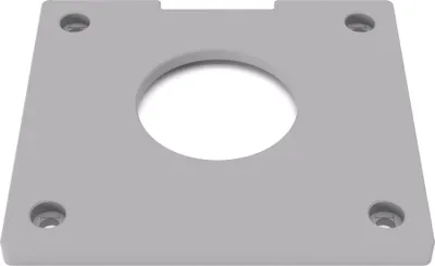 Image de PRIWAS plaque de base compatible avec Bosch GKF 600 | semelle de glissement compatible avec les affleureuses Bosch