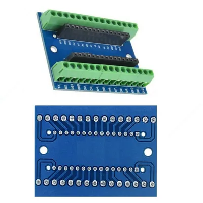 Immagine prodotto di 1 pezzo Adattatore terminale nano per il modulo Arduino Nano V3.0 AVR ATMEGA328P-AU