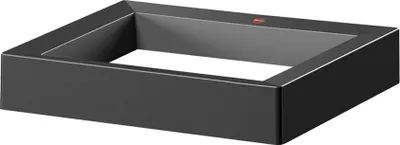 Produktbild von Hailo Deckel mit Klemmrahmen in schwarz für Big-Box Quick 80/XXL