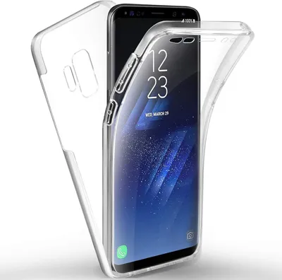 Produktbild von Full Cover Für Samsung Galaxy S9 Silikon 5,8" TPU 360° Transparent Schutzhülle