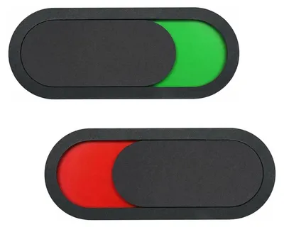 Türschild mit Schiebeanzeige, 2 Stück, Schwarz, 10 x 4 cm