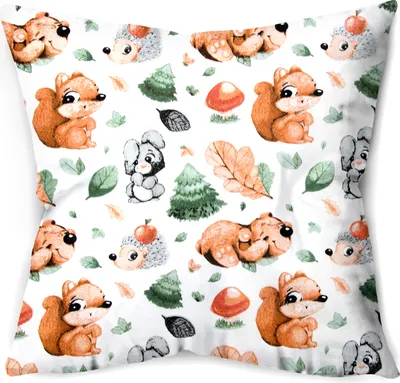 Produktbild von Amilian Dekoratives Kissen 40x40 cm Dekokissen mit Füllung, Zierkissen mit Kissenbezug, für Schlafzimmer Wohnzimmer, mit Reißverschluss