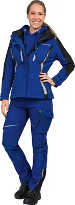 Produktbild von Leibwächter Damen Bundhose Flex-Line FLXDH20 Gr. 40 kornblau/schwarz