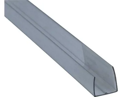 Obrázek produktu pro Hliníkový profil Bravo LPU pro polykarbonátové desky 10 mm délka 3 m