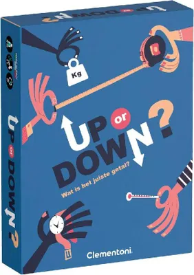 Produktbild von Clementoni Gesellschaftsspiel Up or Down - Kartenspiel Familienspiel ab 12 Jahren