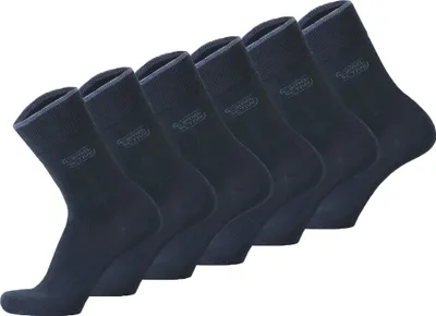 Produktbild von camel active Herren Socken, 6er Pack - Basic Socken, Baumwolle Dunkelblau 39-42