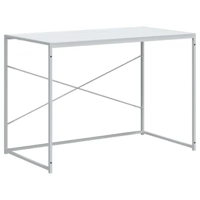 Obrázek produktu pro vidaXL Počítačový stůl bílý 110x60x70 cm Dřevěný materiál