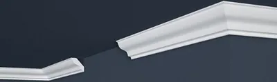 Produktbild von PROVISTON | Stuckleiste | Polystyrol | 30 x 30 x 2000 mm | Weiß | Deckenleiste | Überstreichbar | Einfache Montage | Hochwertig | Stabil und Leicht | 30 Meter