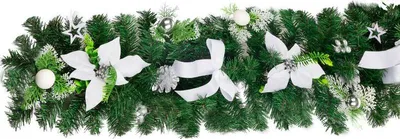 Immagine prodotto di Decorazione MagicHome Natale, ghirlanda, bianca, 200 cm