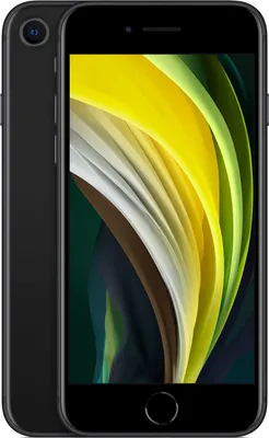 Image de Apple iPhone SE 11,9 cm (4.7") hybride double SIM iOS 14 4G 64 Go noir