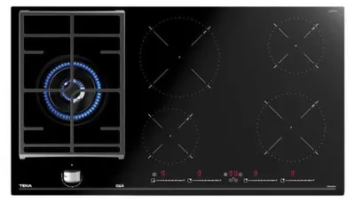 Produktbild von Teka Jzc 95314 Abc 60 Cm Kombi-kochfeld Schwarz Schwarz One Size