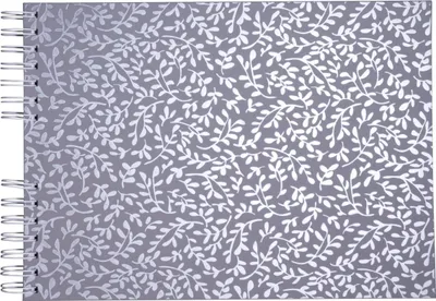 Image de Exacompta Album photo à spirales 50 pages blanches AutentiK Bleu gris 16065E