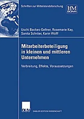 Obrázek produktu pro Mitarbeiterbeteiligung in kleinen und mittleren Unternehmen