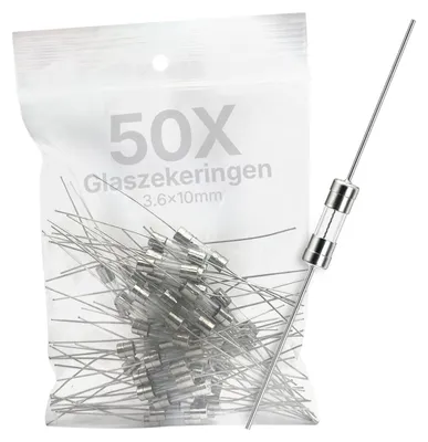 Produktbild von VLTG Glassicherung 3,6 x 10 mm 10 A flink 125/250 V AC 50 Stück