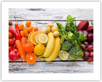Produktbild von Poster - Poster ohne Rahmen - Essen Gemüse Essen frisch - 50x40 cm - Wand Bild - Wanddeko - Wandbilder - Kunstposter - Wandposter - Bilder - Kunstdruck - Wanddekoration - Wandbild - P2XAA50x40-2888