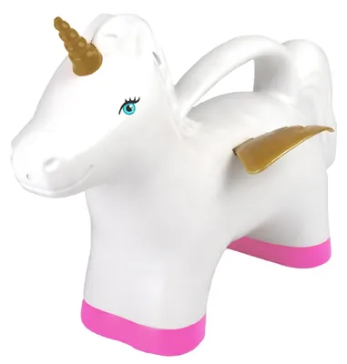 Obrázok produktu pre Esschert Design EINHORN kanva ružová záhradná 1,7 l deti zlatá ružová krídla roh