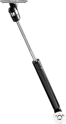 Produktbild von Hettich Klappenstütze mit Gasdruck 272 mm schwarz-silber